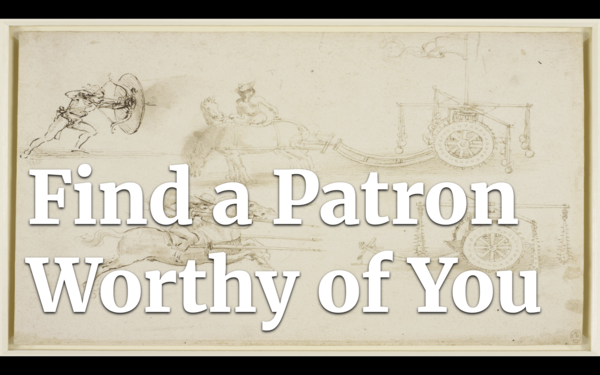 A sketch by Leonardo Da Vinci of some military equipment.